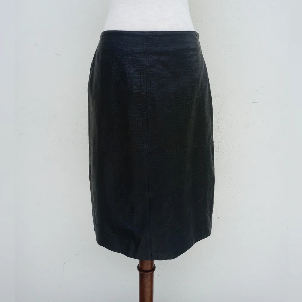 Style & Co. Collection‎ Genuine Leather Skirt
